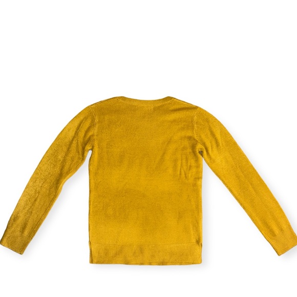 NWOT M&S Supersoft Crew Neck Jumper. Dark Yellow. US Size 2. - Picture 3 of 4